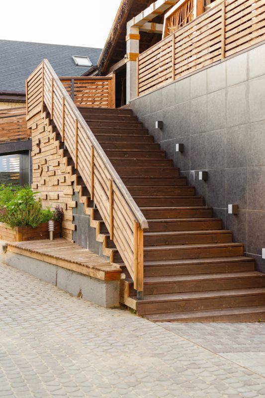 Curved Staircase Installation in Kansas City, KS