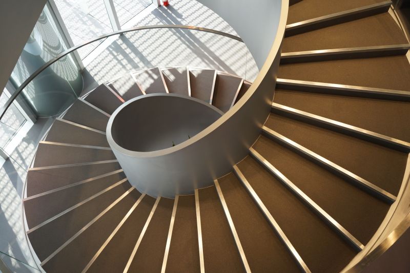 Curved Staircase Installation in Olathe, KS
